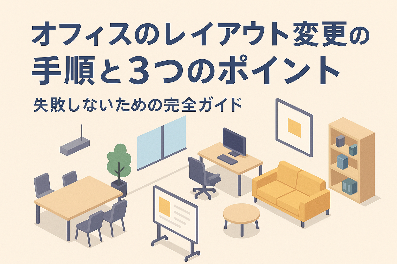 オフィスレイアウト変更の手順